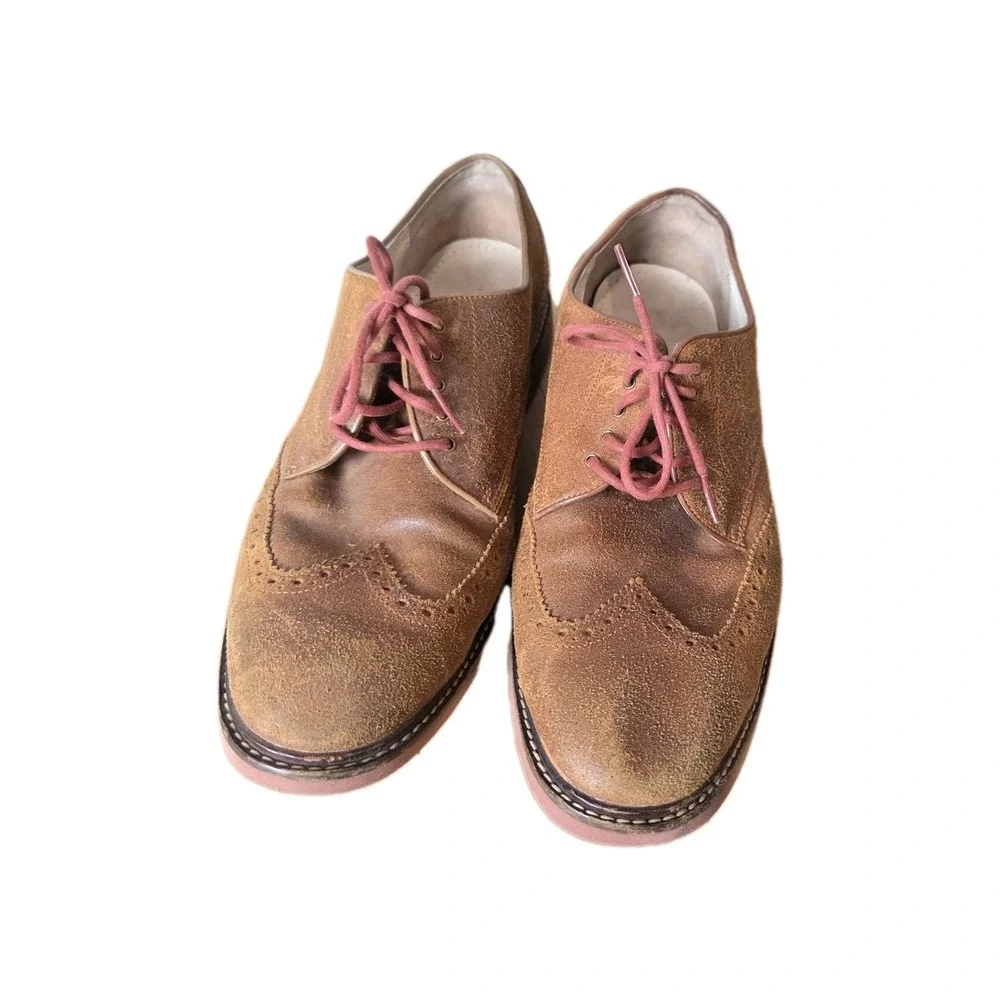 Cole Haan LunarGrand Wingtip Oxford Shoes Mens‎ Size 11.5 Brown Loafers brogue